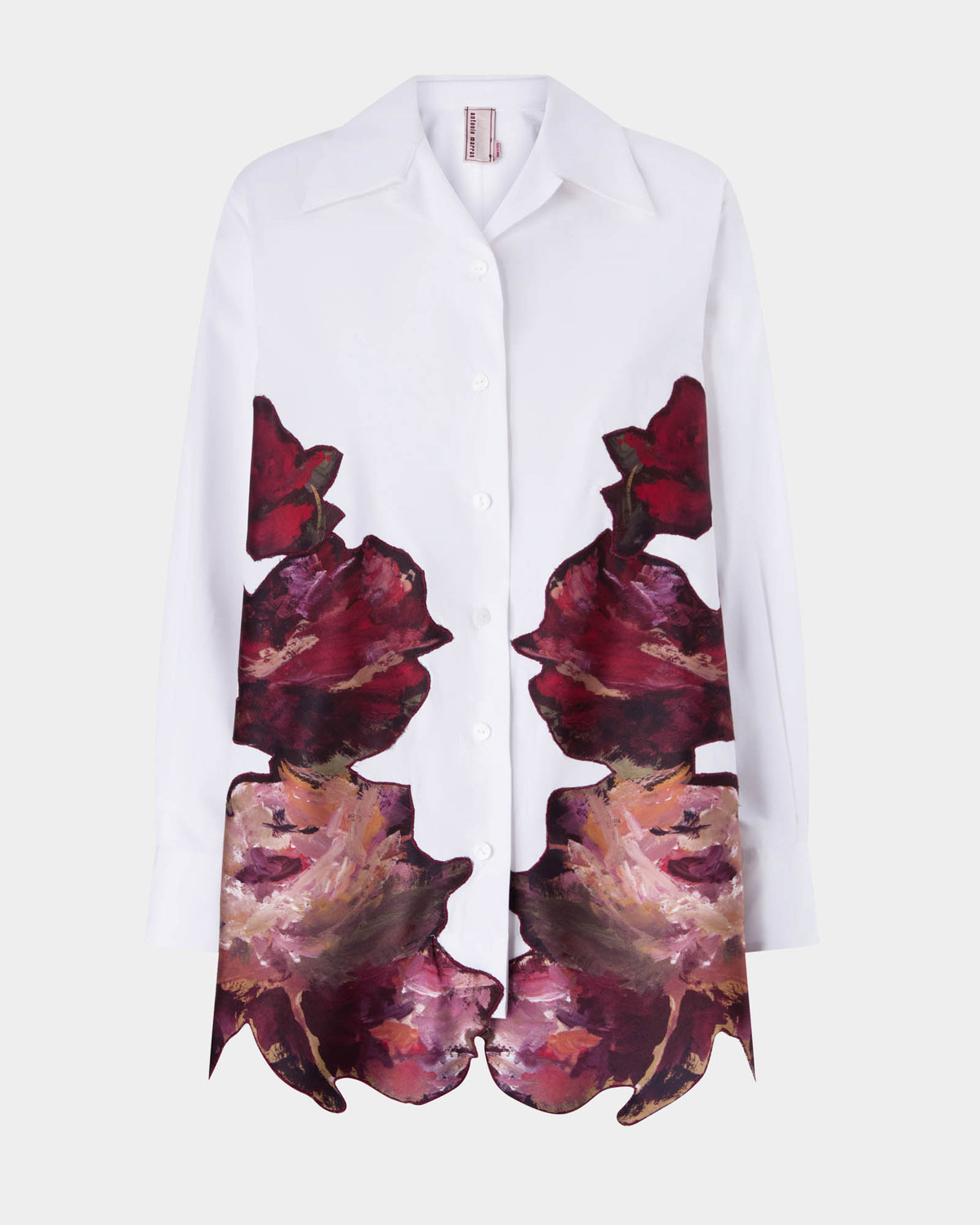 Painterly Rose Robespierre Shirt