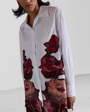 Painterly Rose Robespierre Shirt