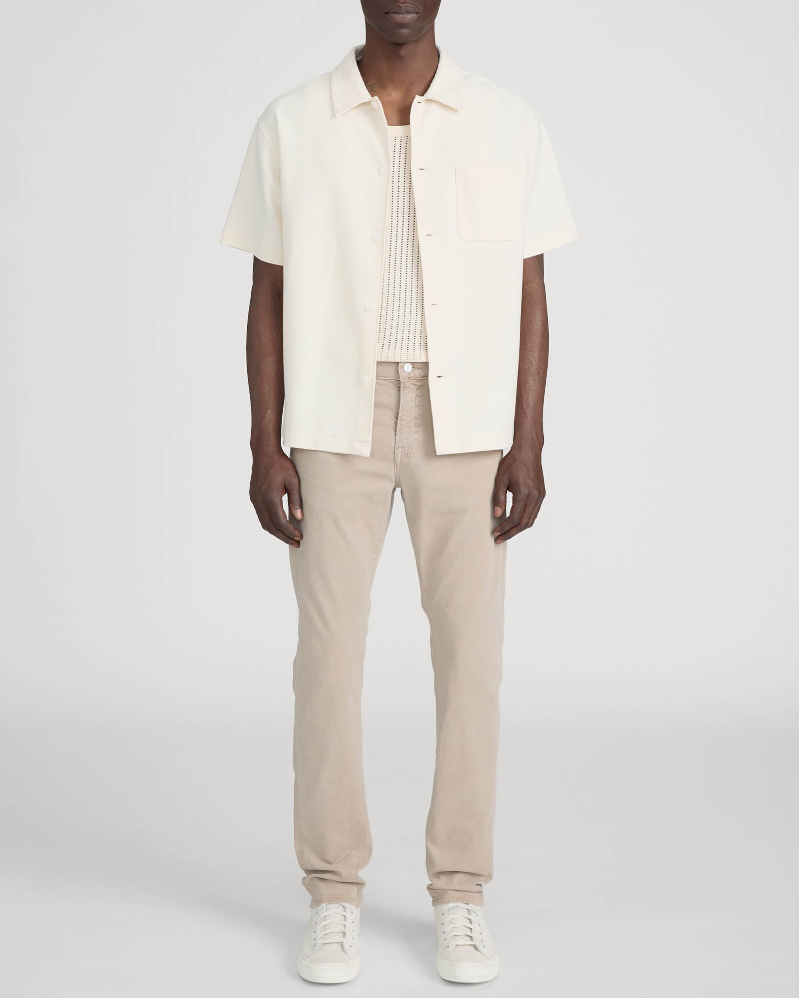 Jacquard Button Down Shirt