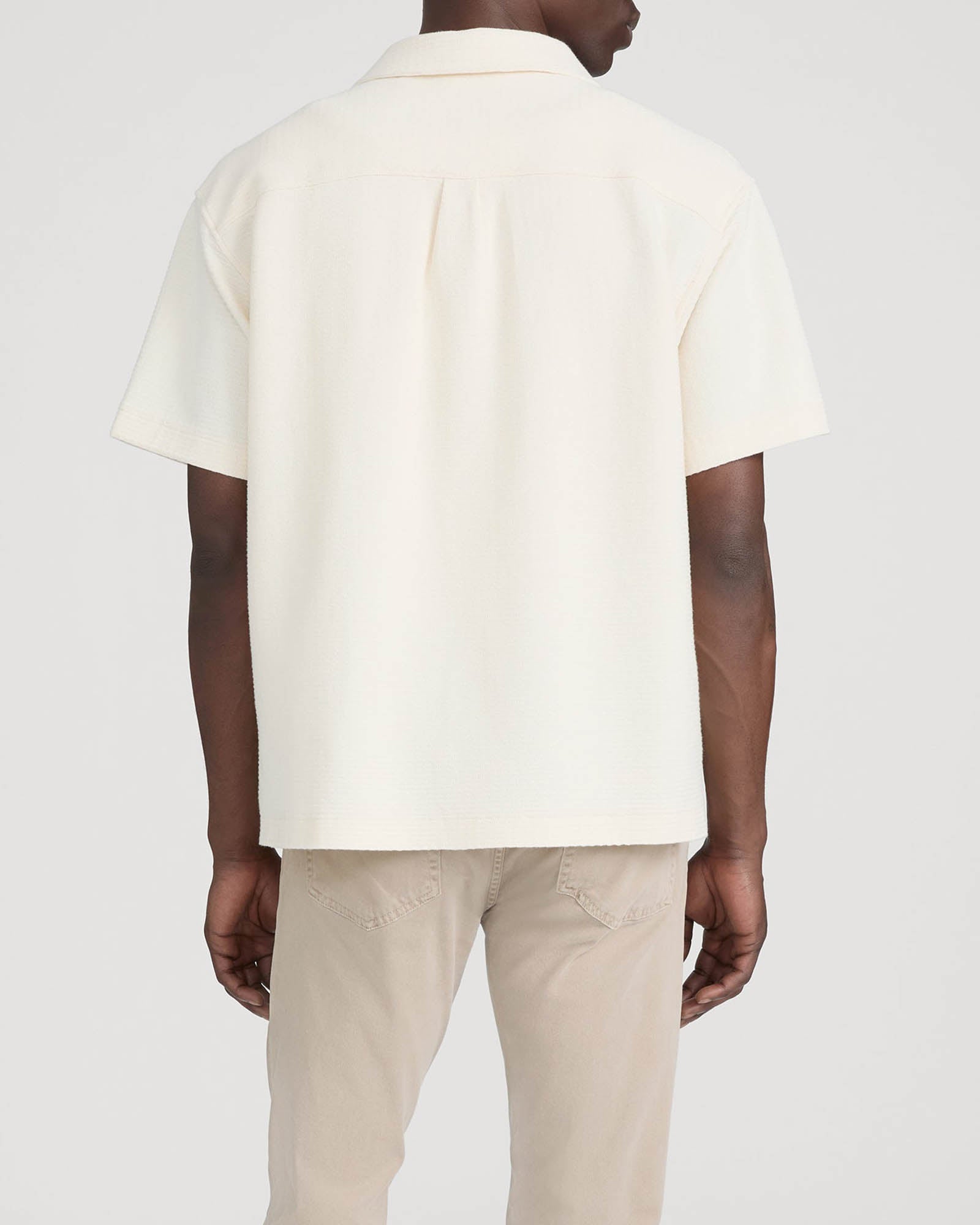 Jacquard Button Down Shirt