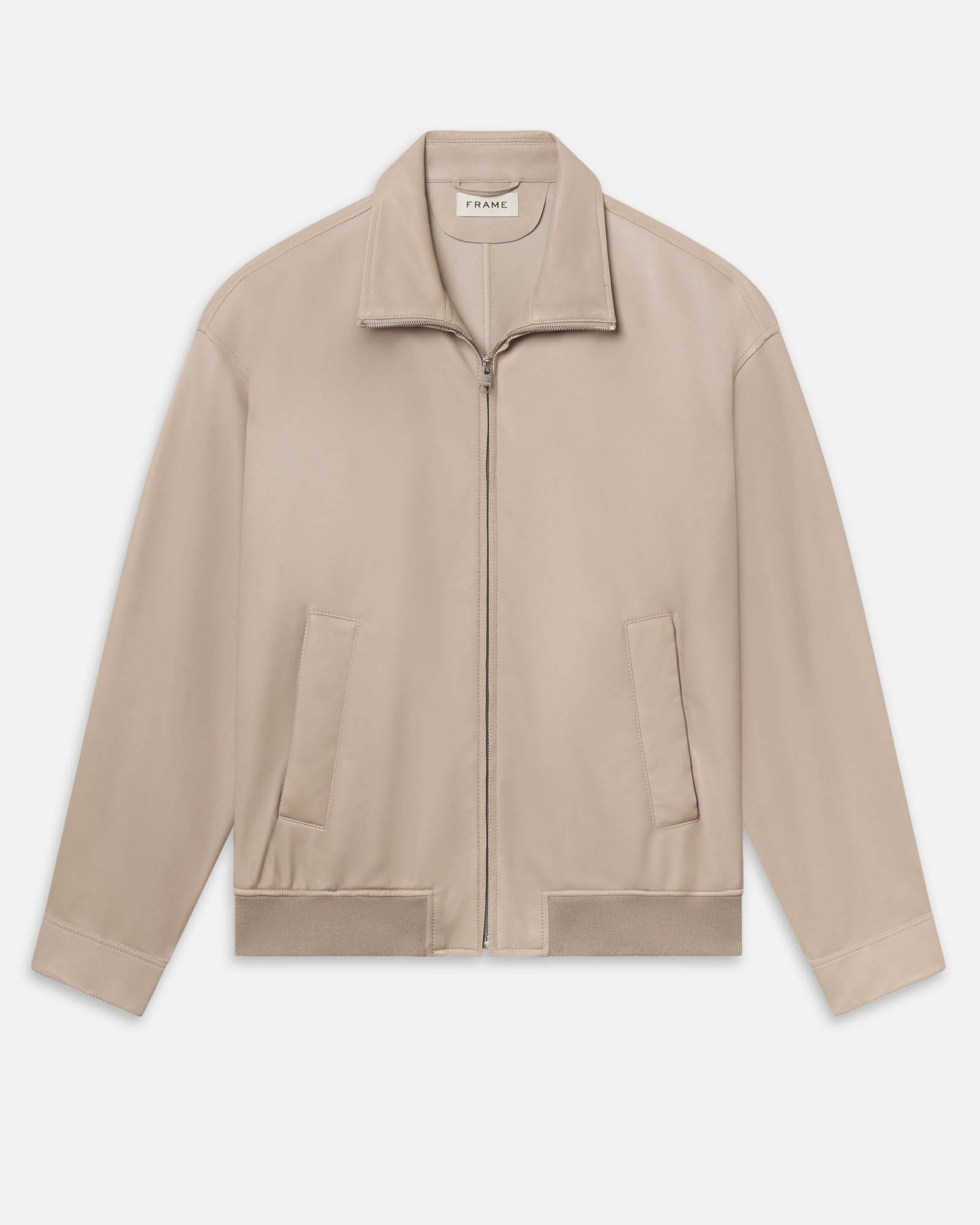 Leather Bomber Jacket
