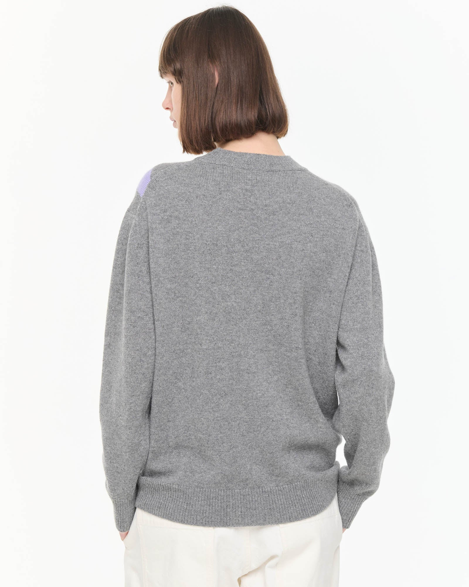 Flower Print Cashmere Sweater