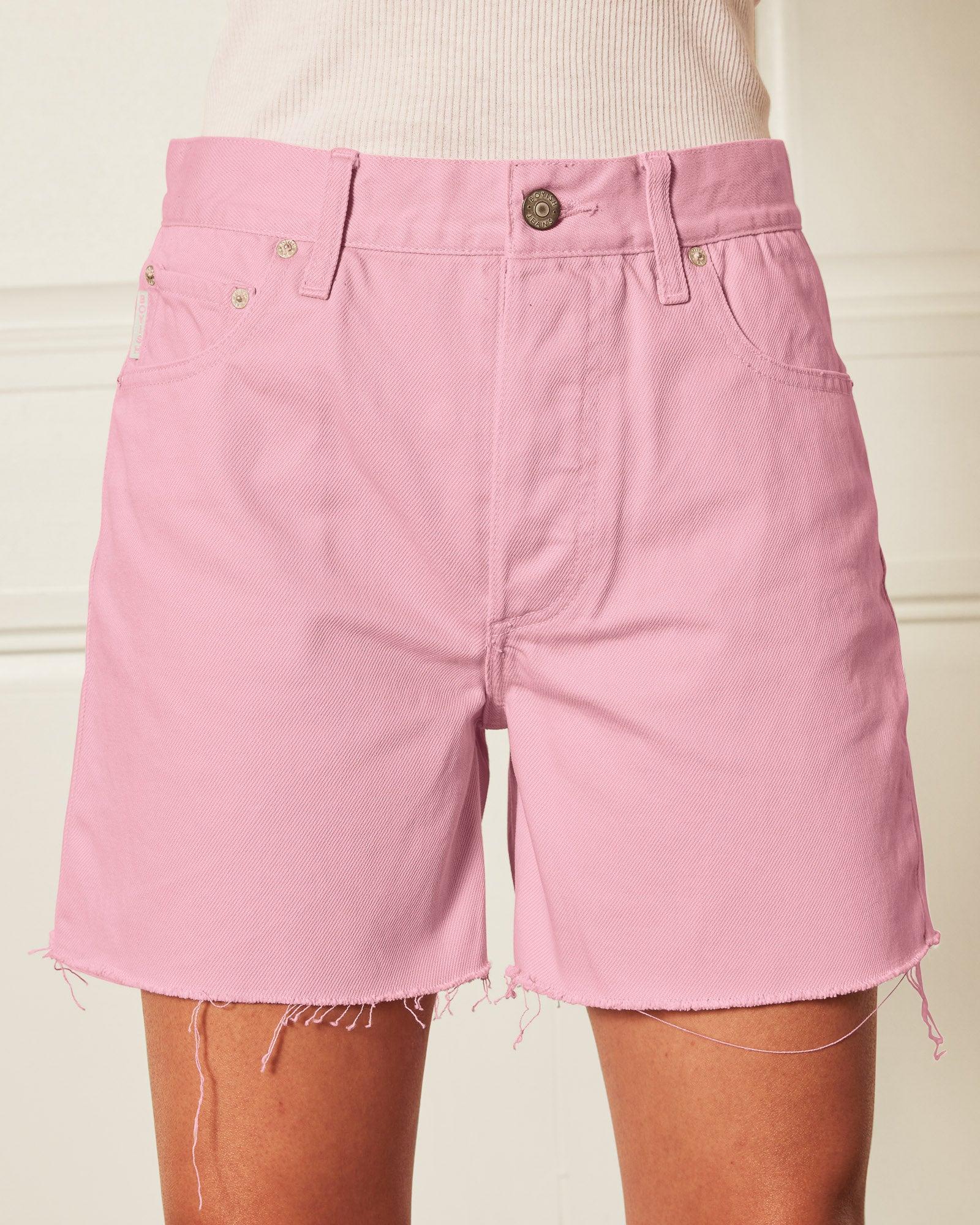 Monty High-Rise Denim Shorts
