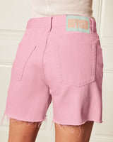 Monty High-Rise Denim Shorts