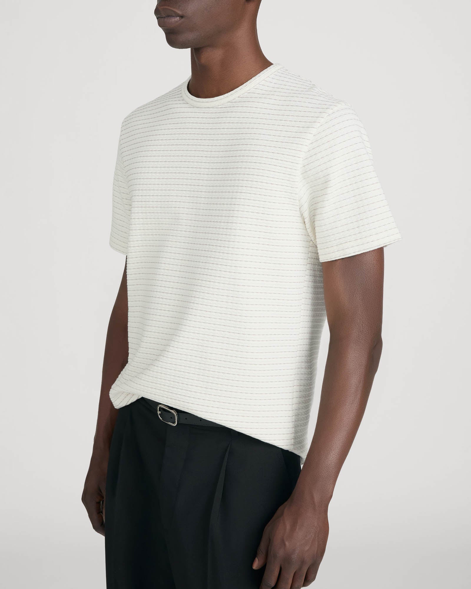 Jacquard Stripe T-Shirt
