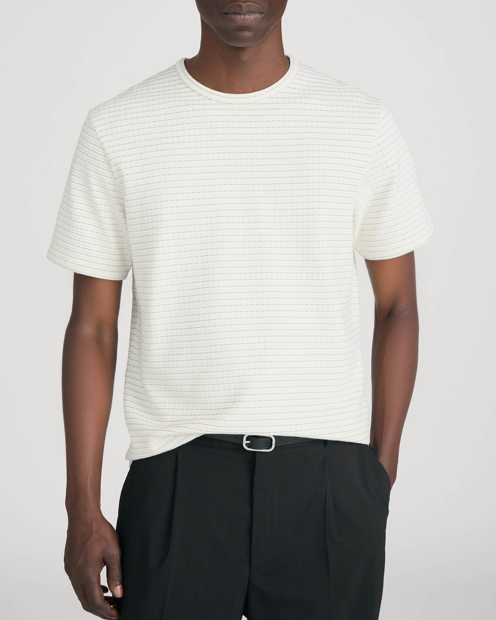 Jacquard Stripe T-Shirt