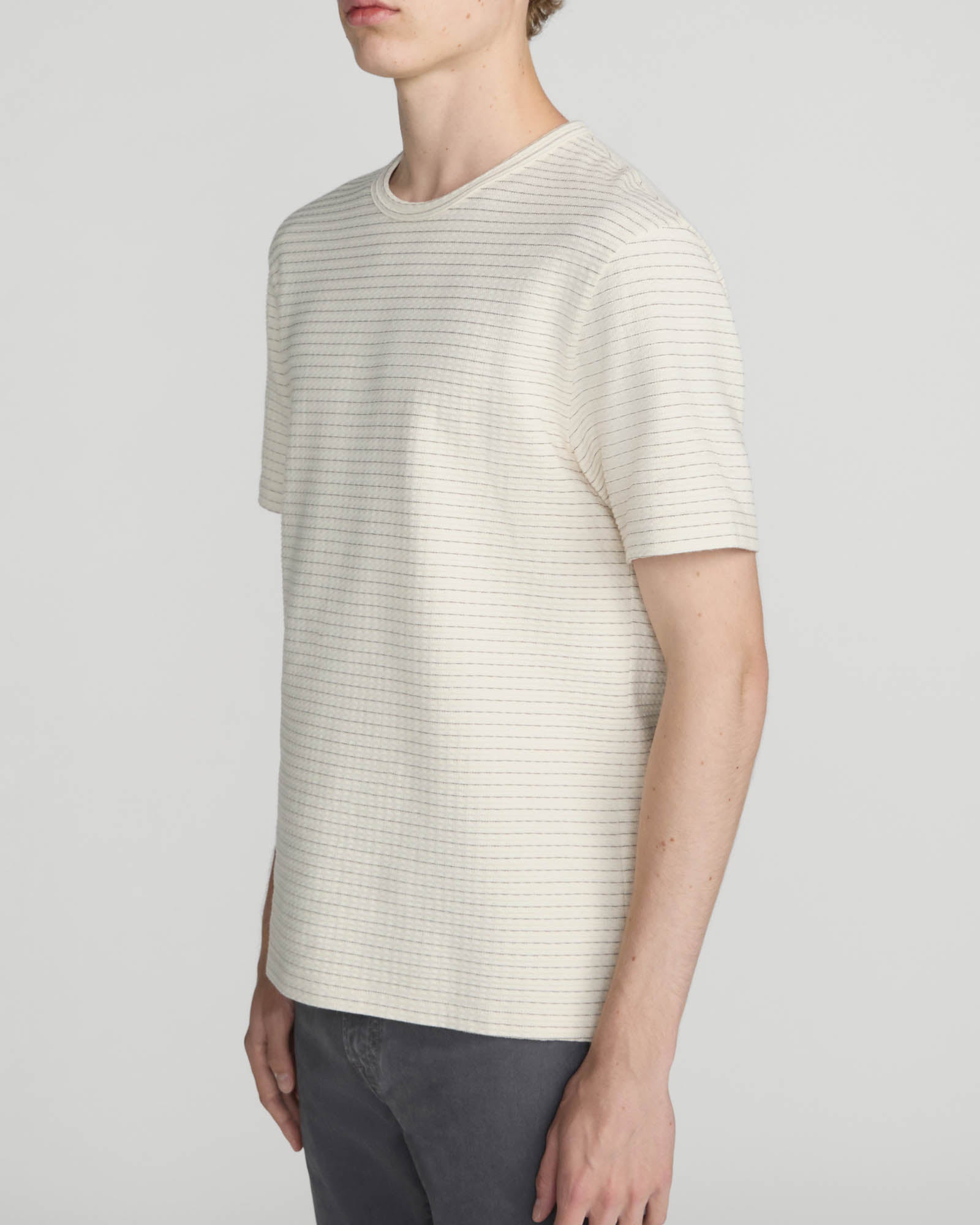 Jacquard Stripe T-Shirt
