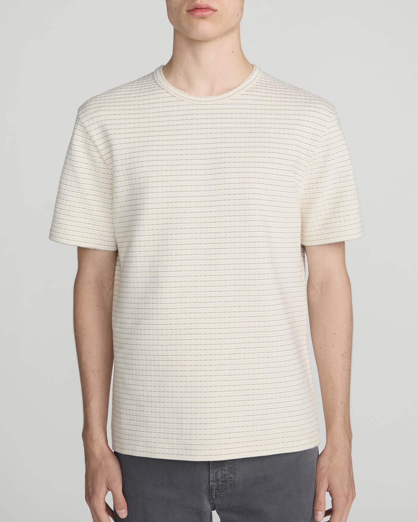 Jacquard Stripe T-Shirt