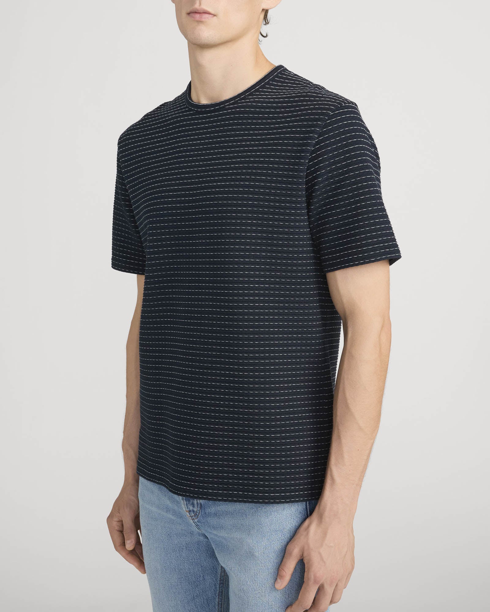 Jacquard Stripe T - Shirt