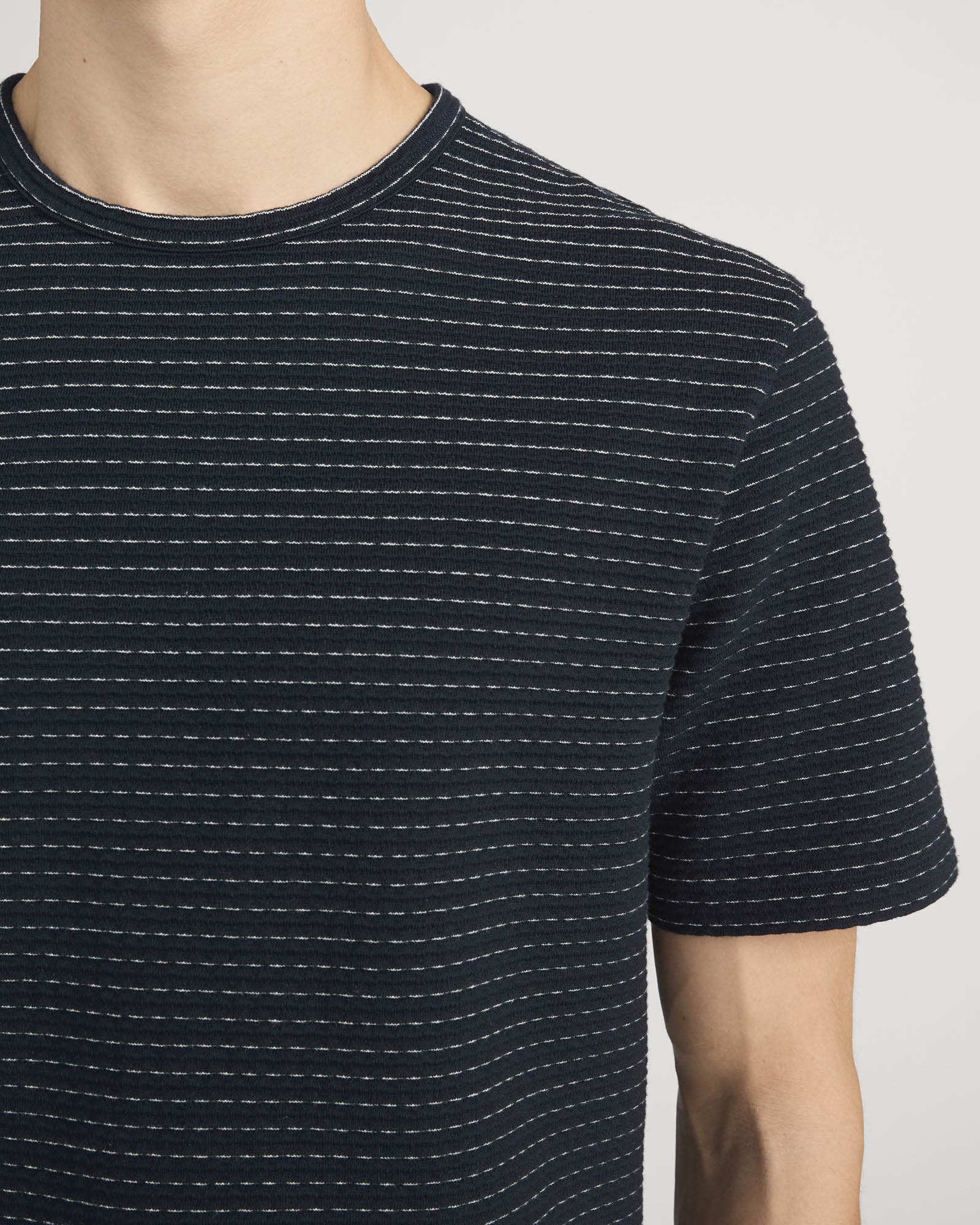 Jacquard Stripe T - Shirt