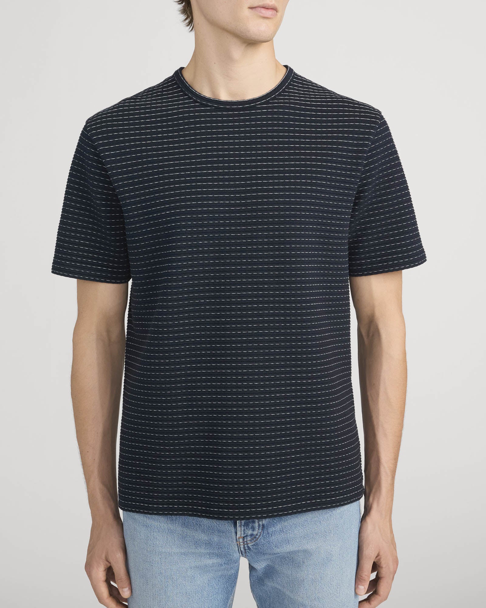Jacquard Stripe T - Shirt