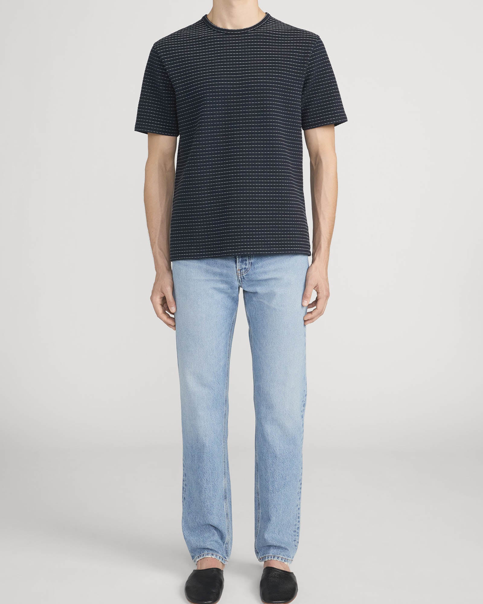 Jacquard Stripe T - Shirt