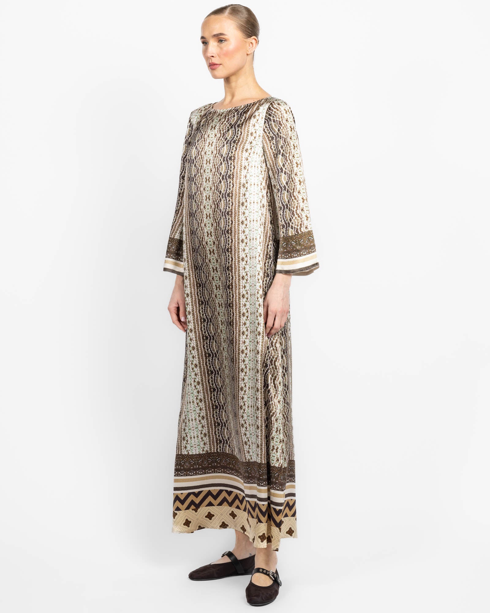 Mutka 3/4 Sleeve Dress