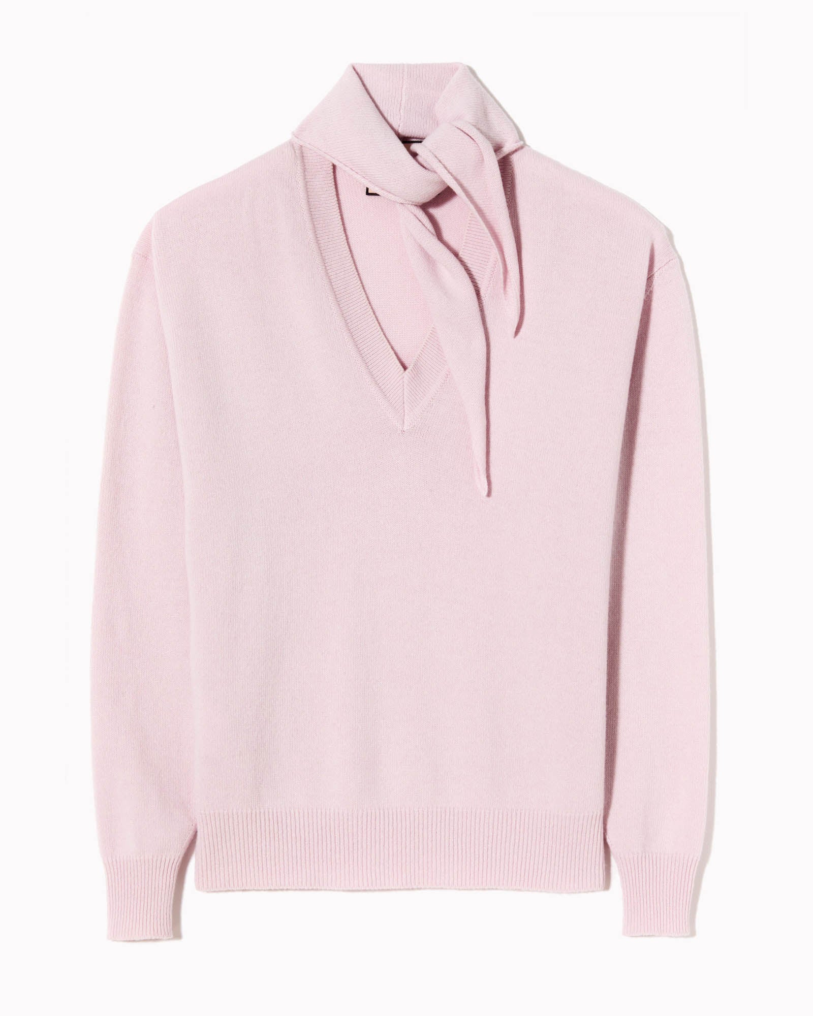 Long Sleeve Foulard Knit Top