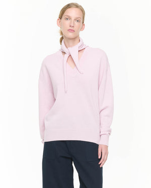 Long Sleeve Foulard Knit Top