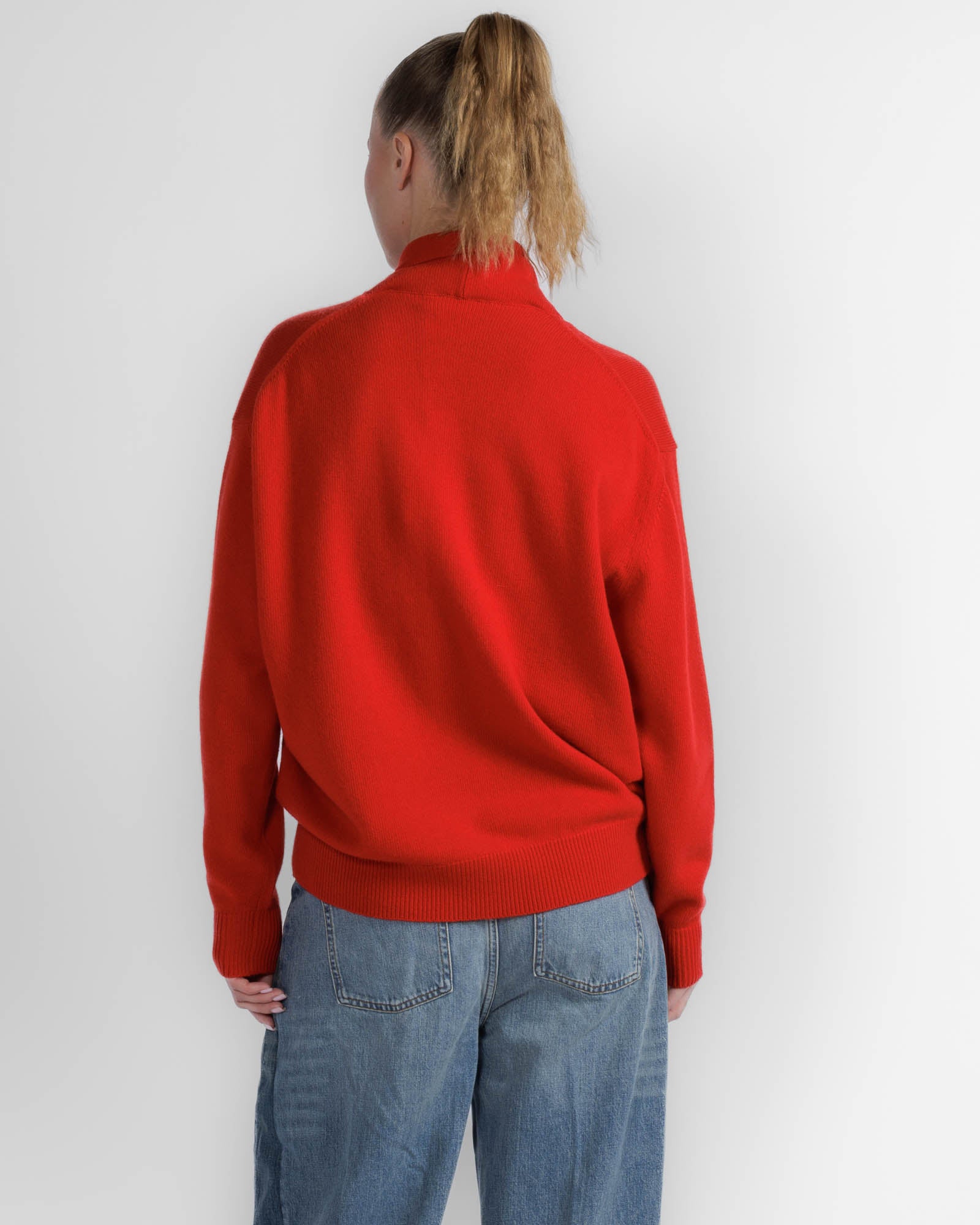 Long Sleeve Foulard Knit Top