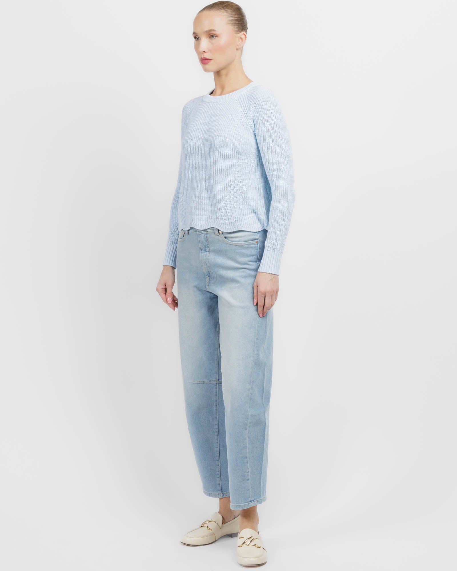 Scallop Shaker Sweater