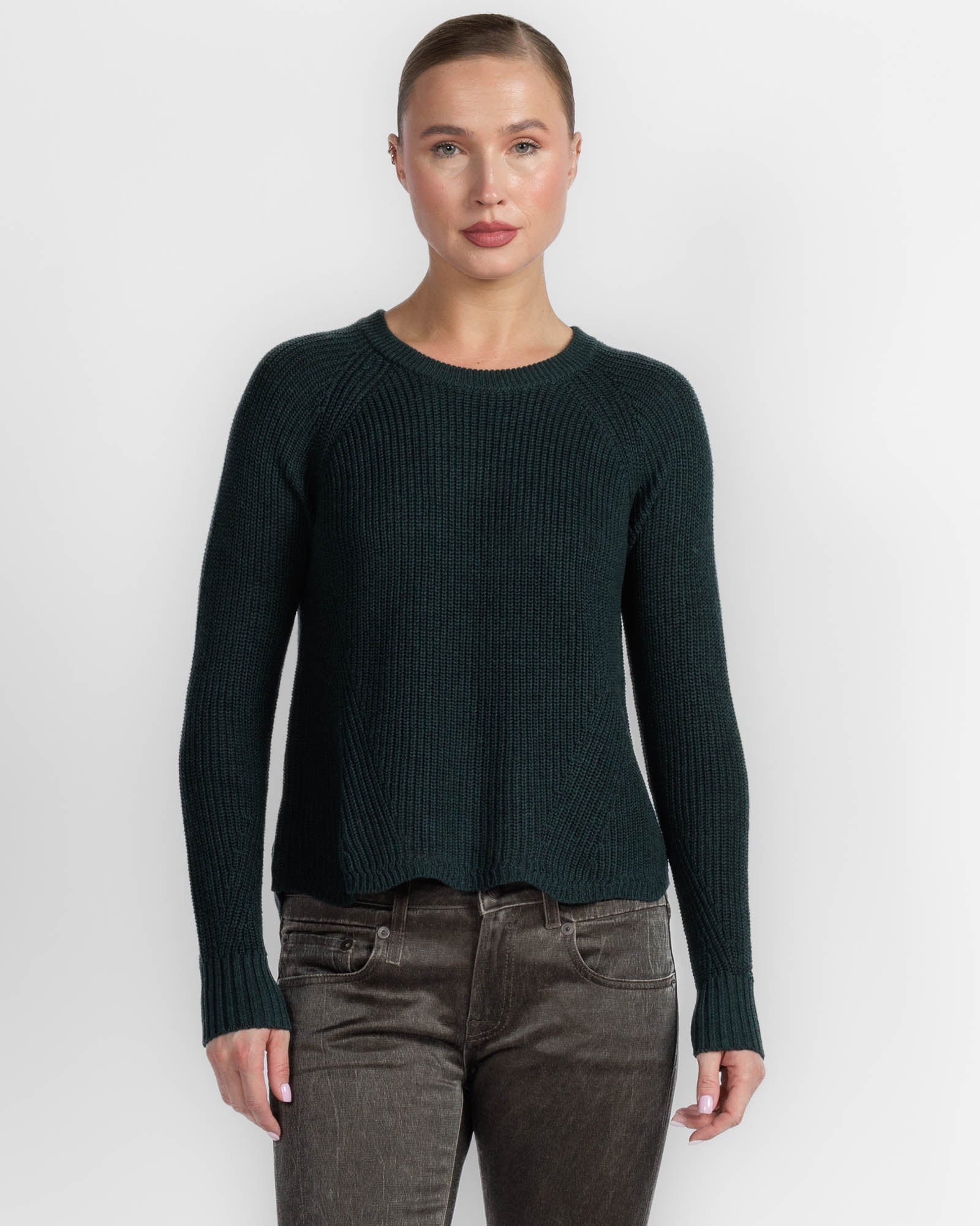 Scallop Shaker Sweater