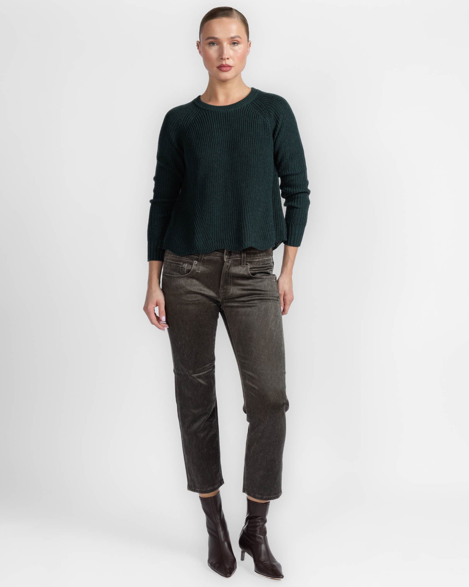 Scallop Shaker Sweater