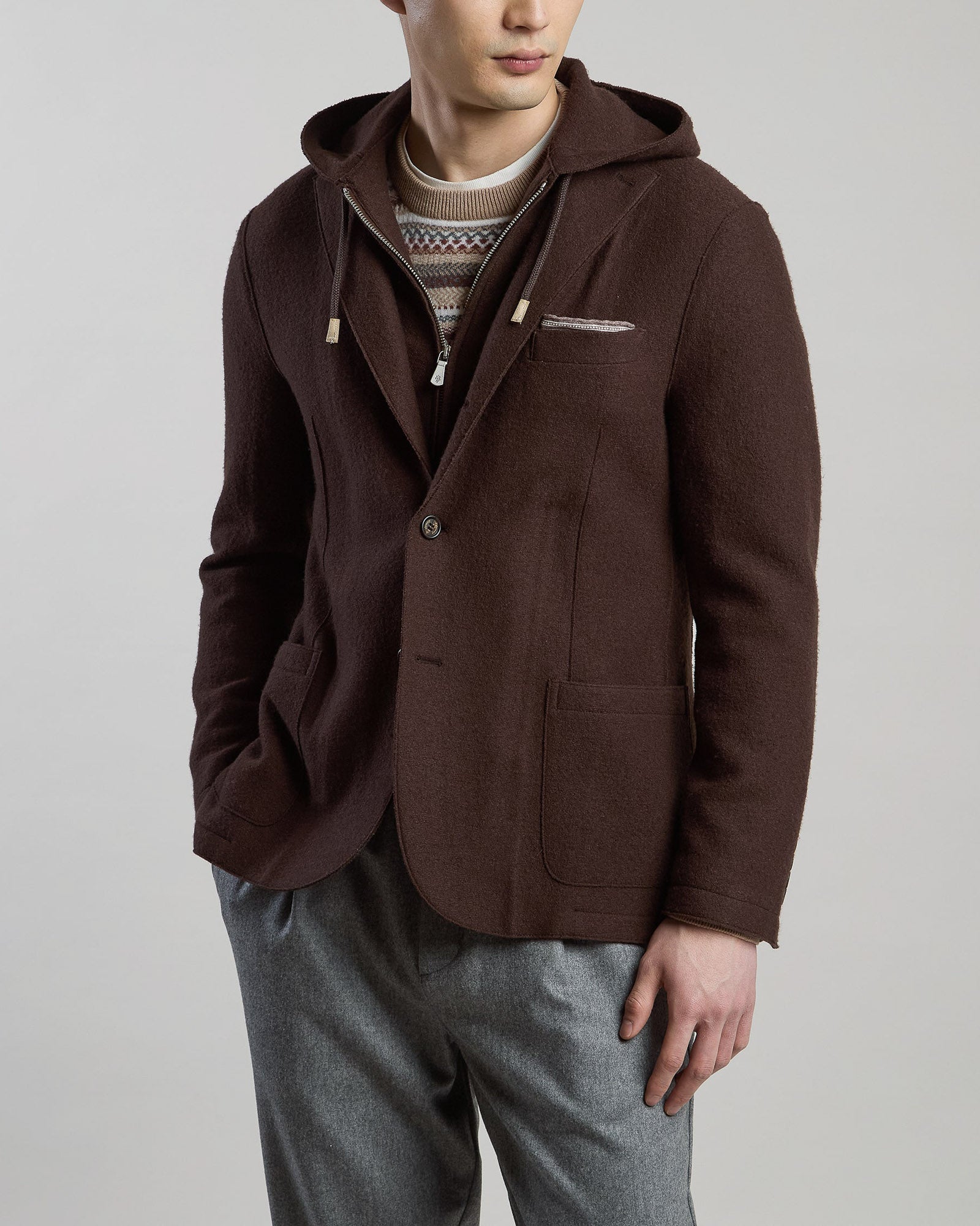 Hooded Blazer