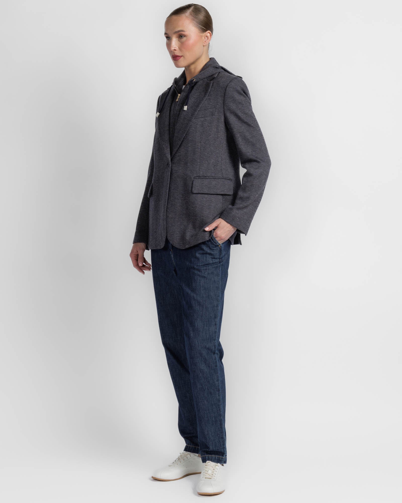 Hooded Blazer