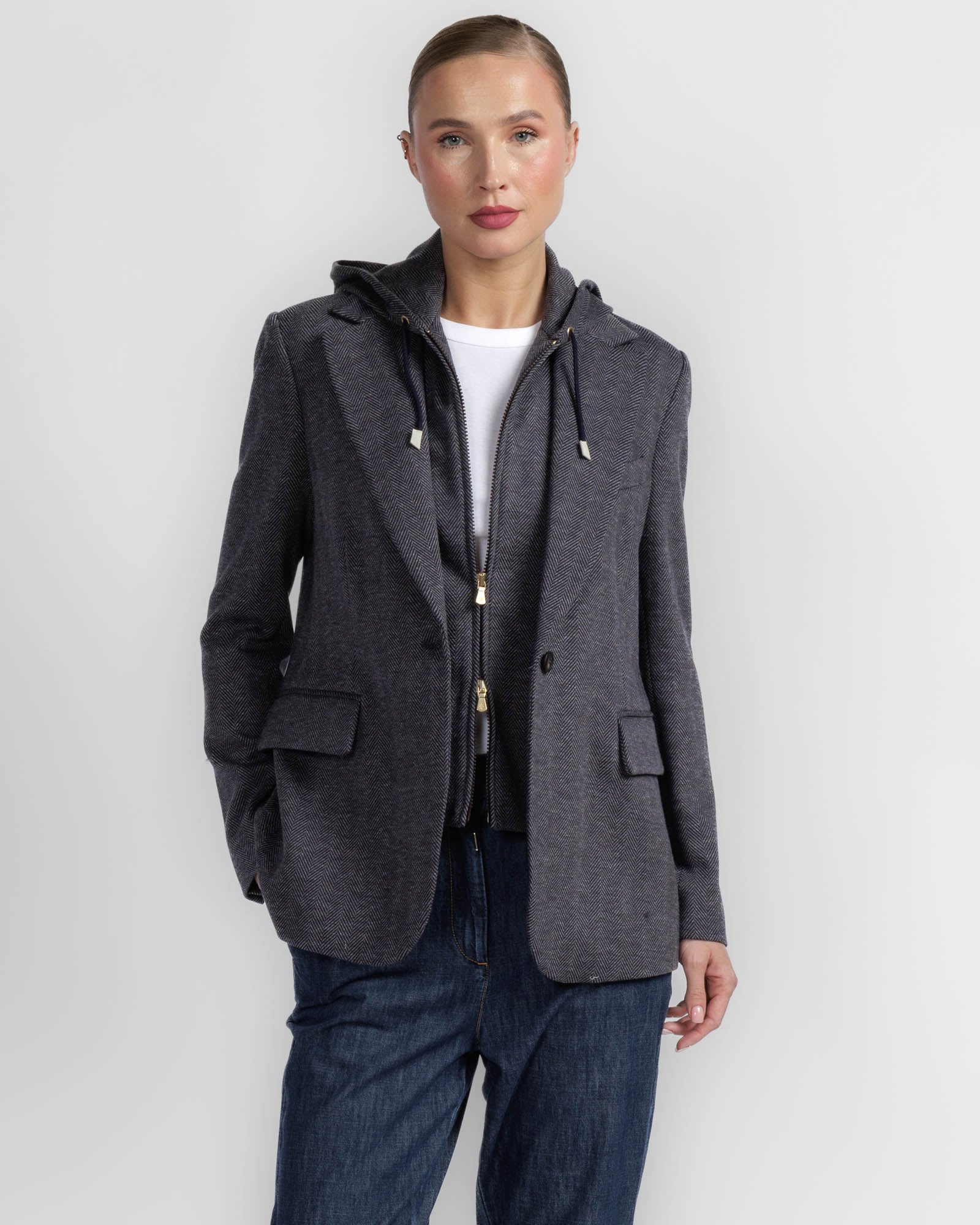 Hooded Blazer