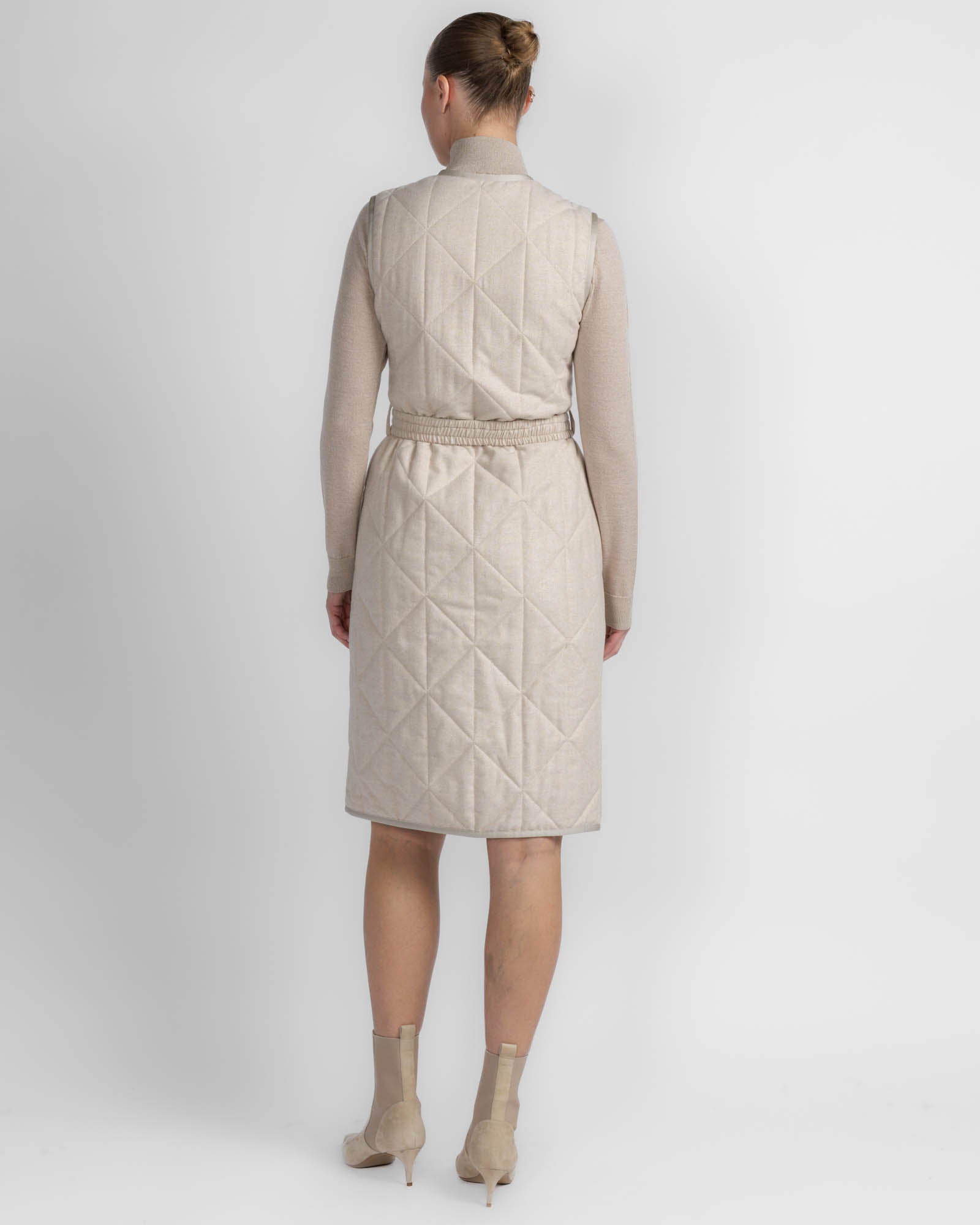 Button Belt Dress