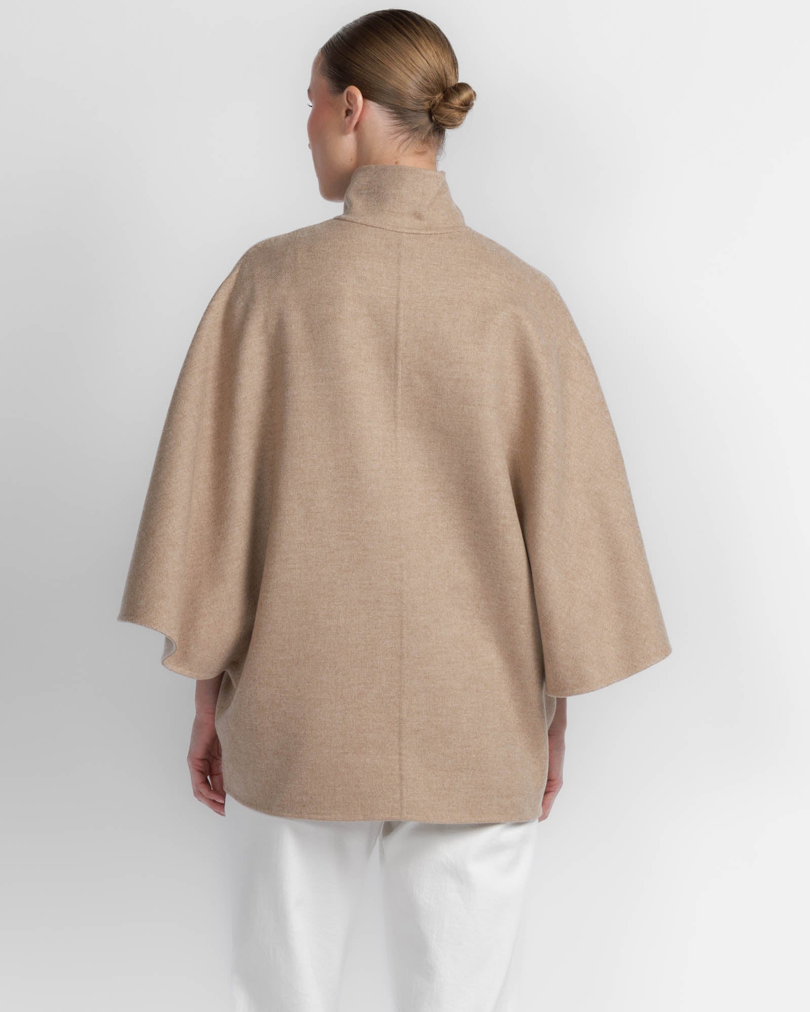 Wide Sleeve Zip Top