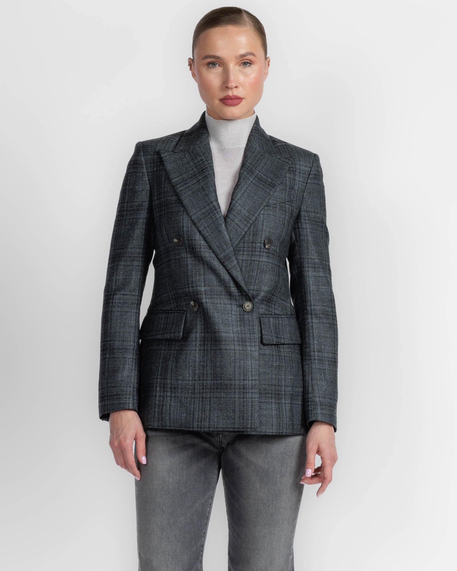 Plaid Blazer