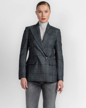 Plaid Blazer