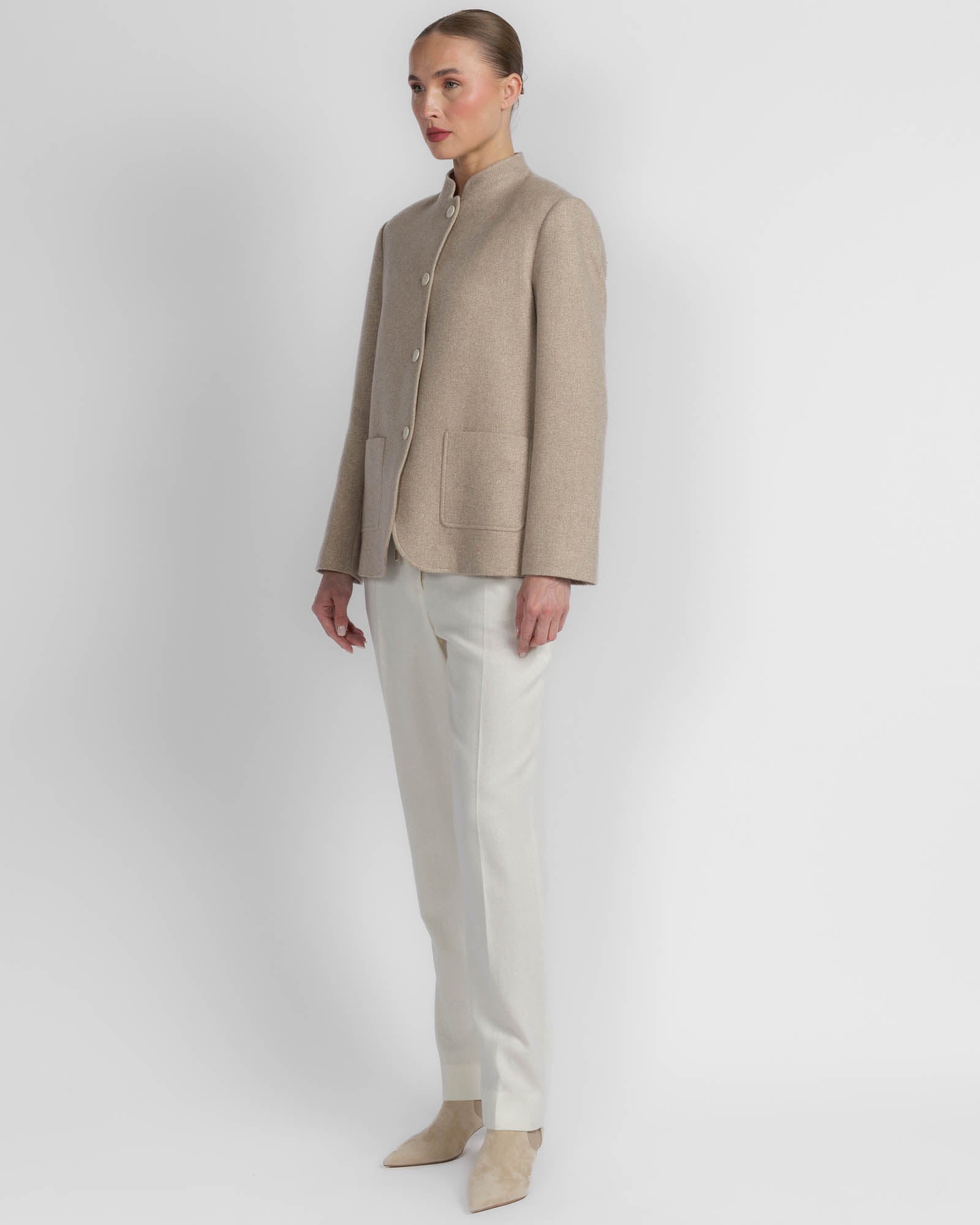 Stand Collar Blazer
