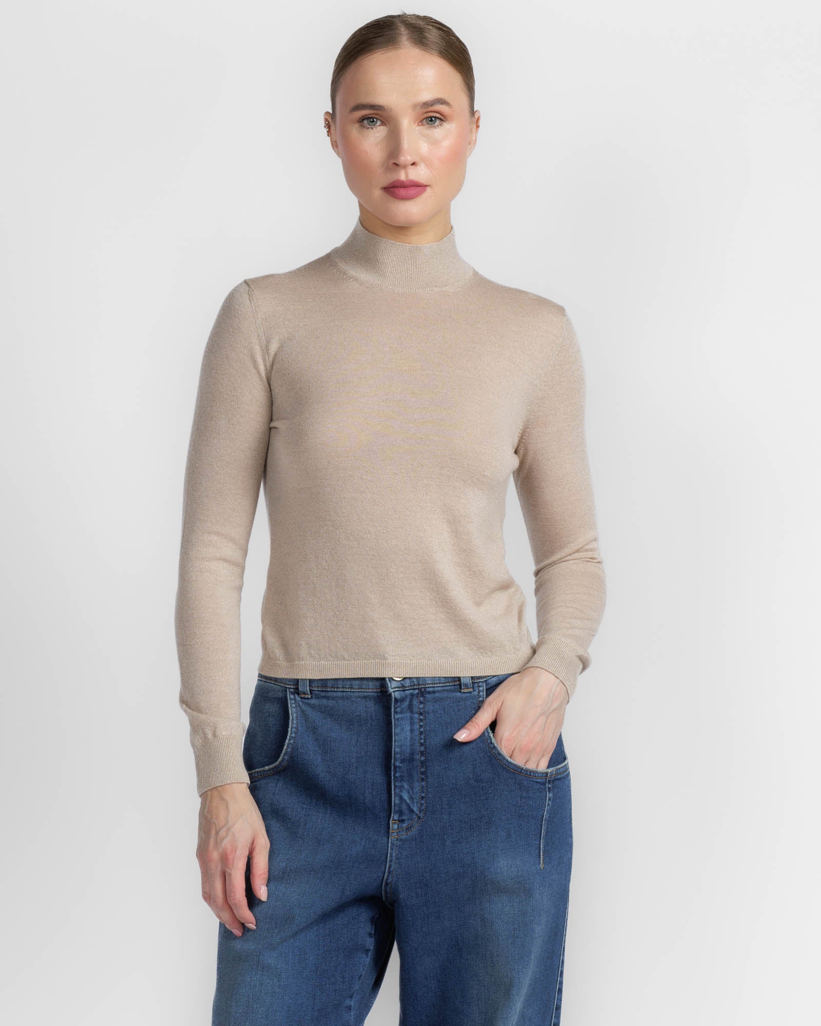Mock Neck Sweater