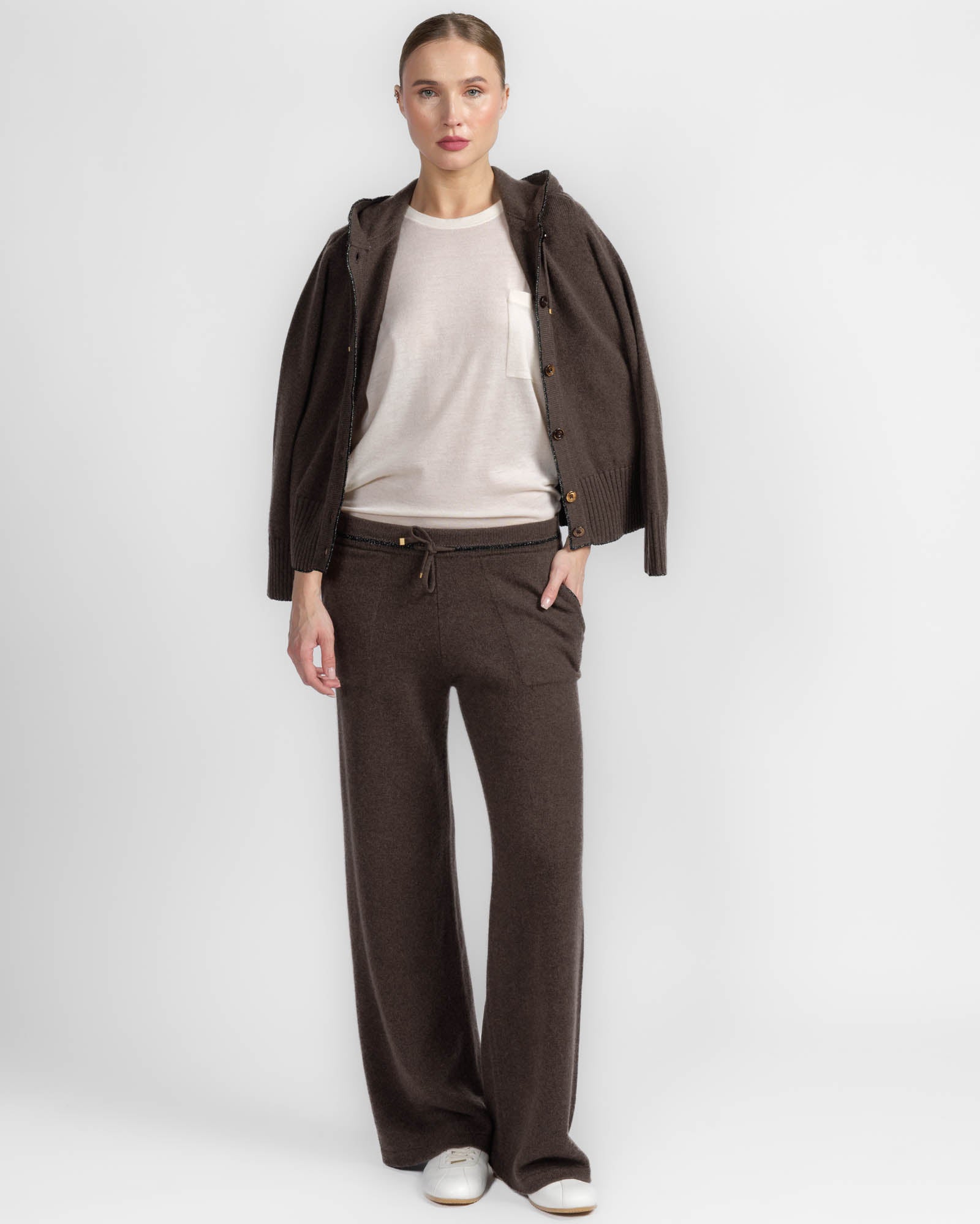 Contrast Piping Pant
