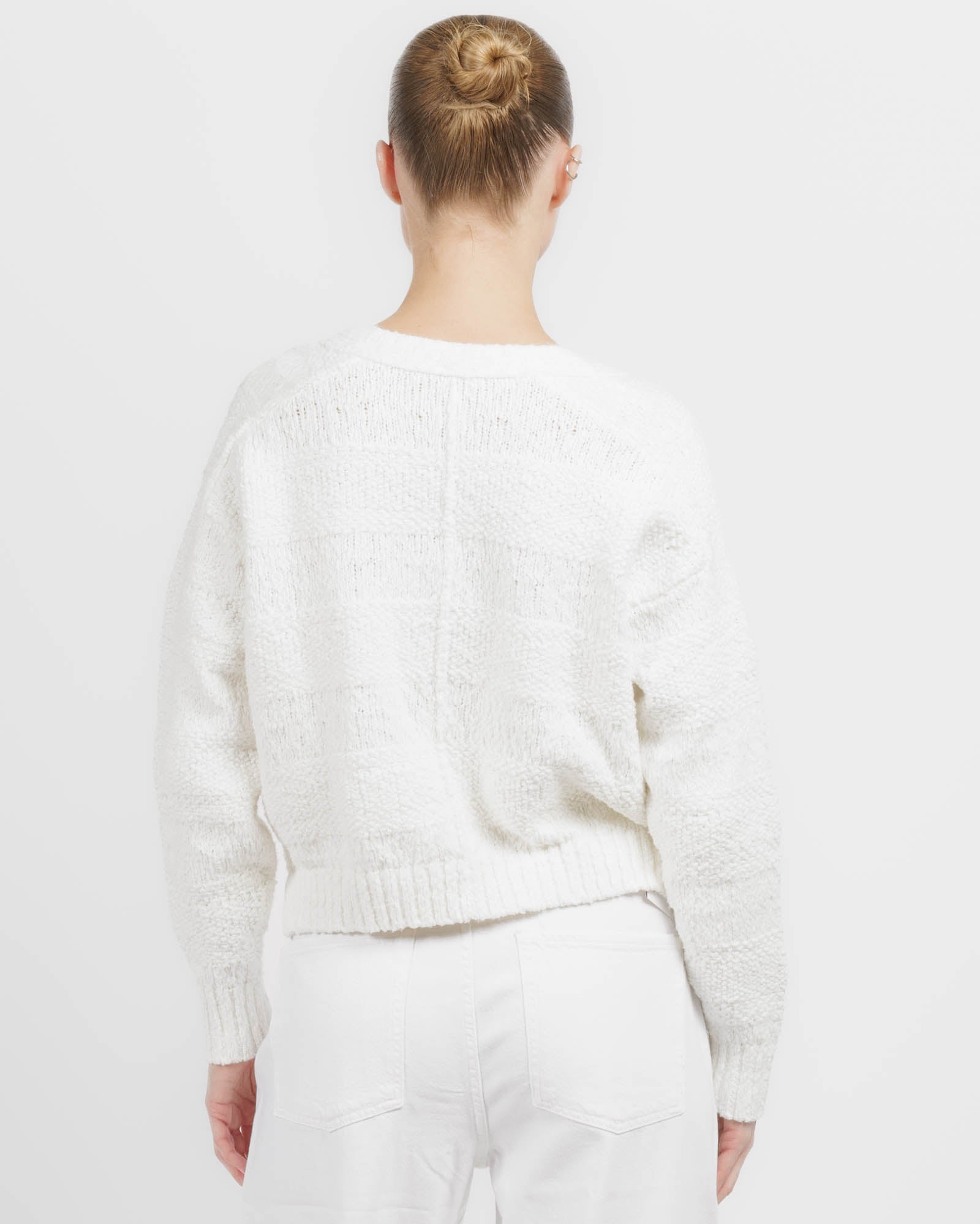 Crop V-Neck Cardigan