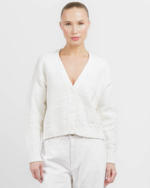 Crop V-Neck Cardigan
