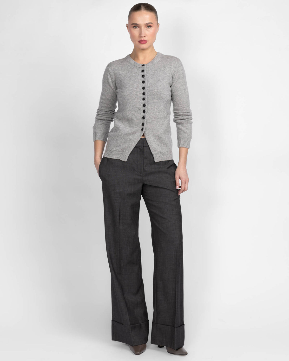 Reversible Button Cardigan