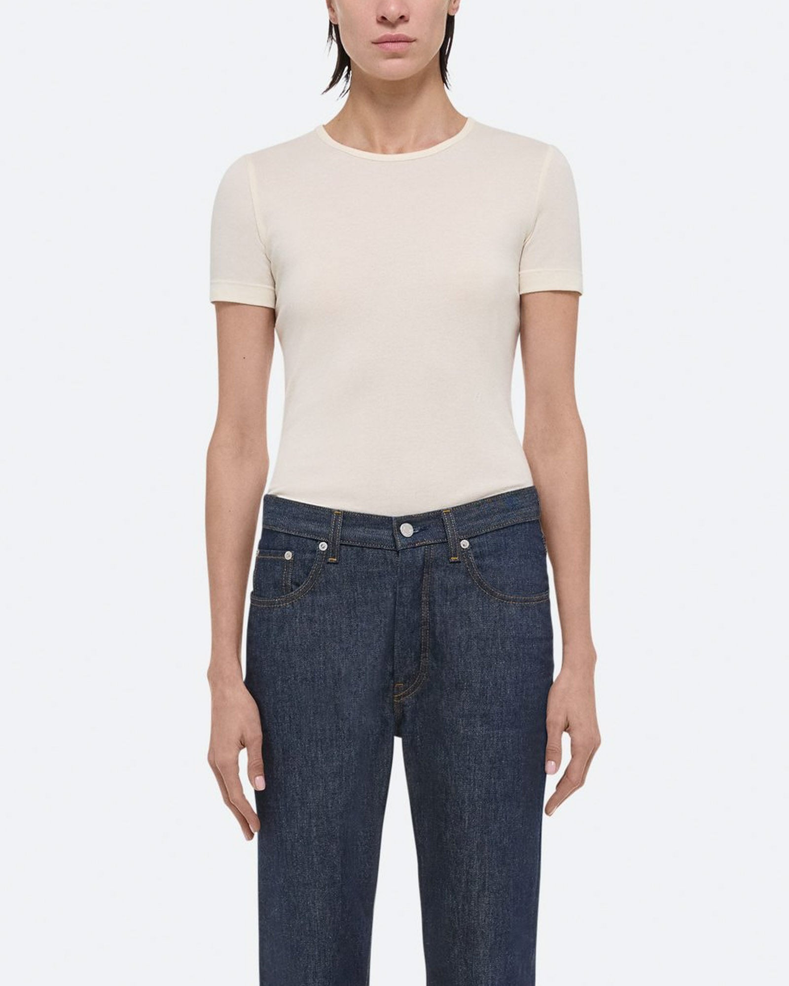 HELMUT LANG 本人期 リブカットソー HELMUT LANG Short Sleeve Rib Tee