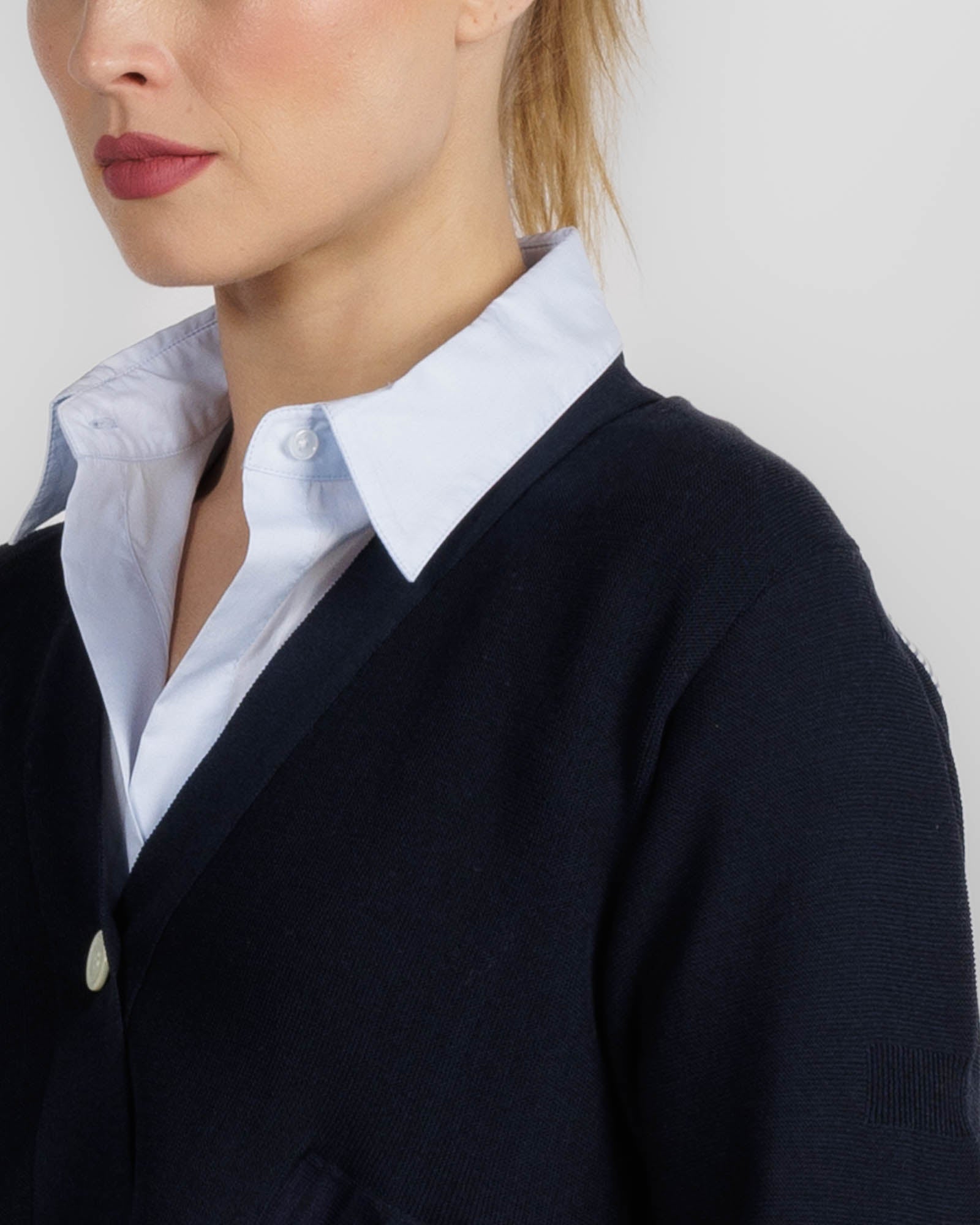 Wavy Flared Cardigan
