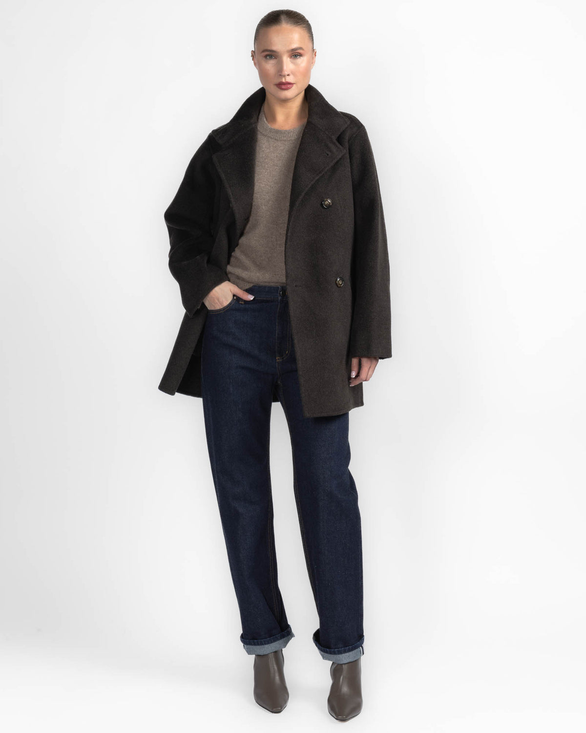 Olmo High Neck Coat