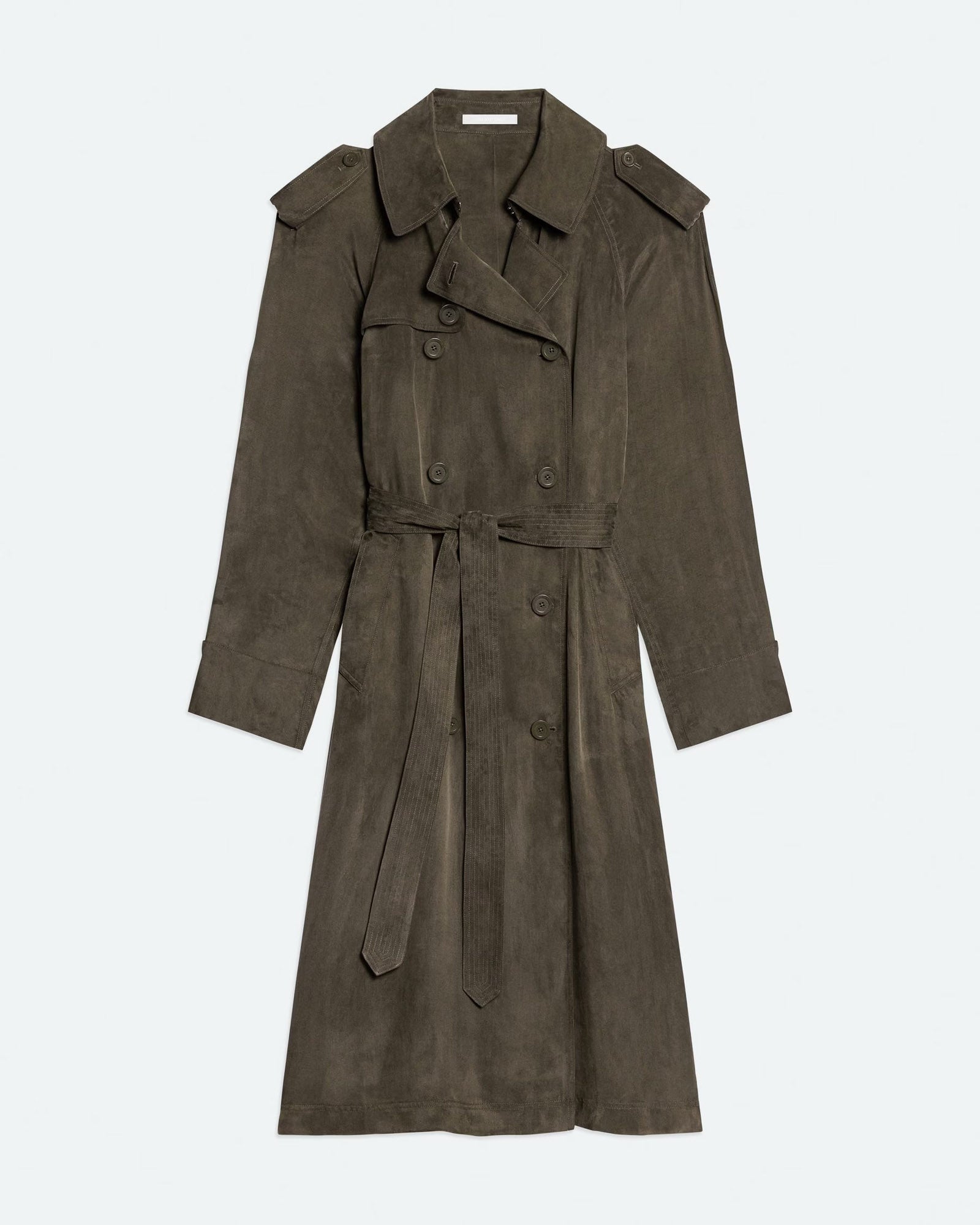 Fluid Trench Coat