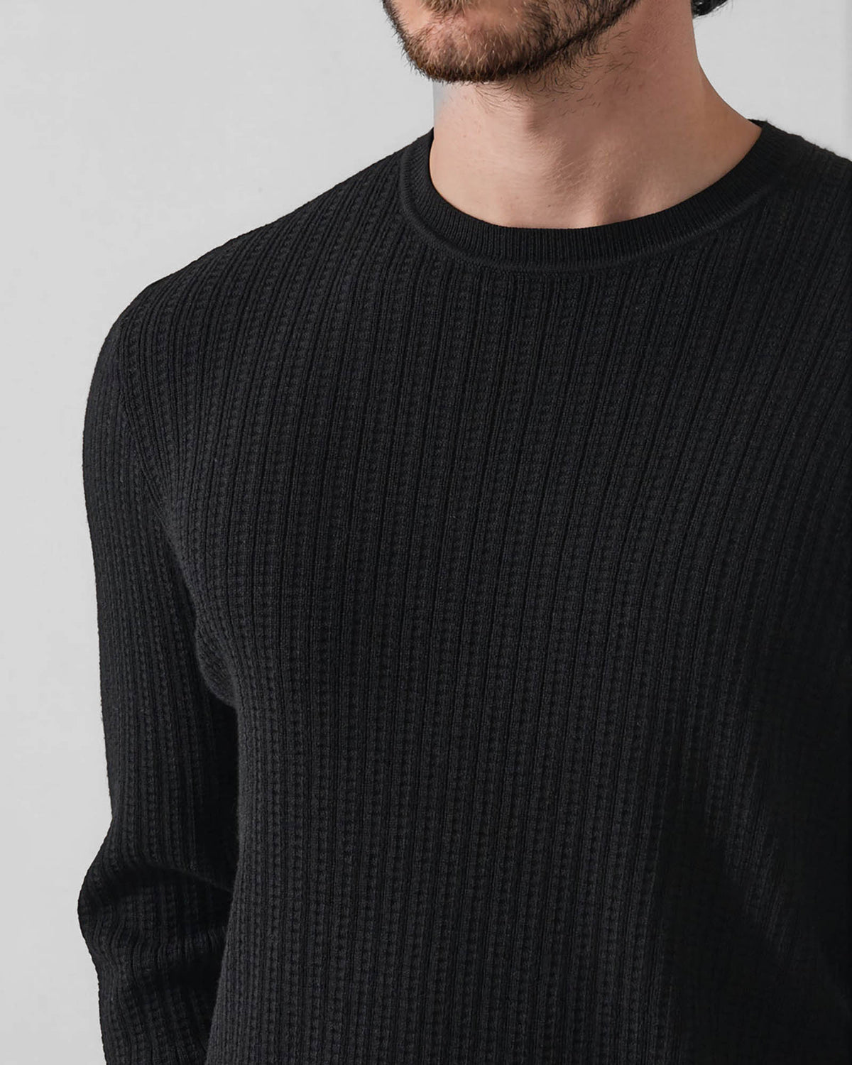 Waffle Crewneck