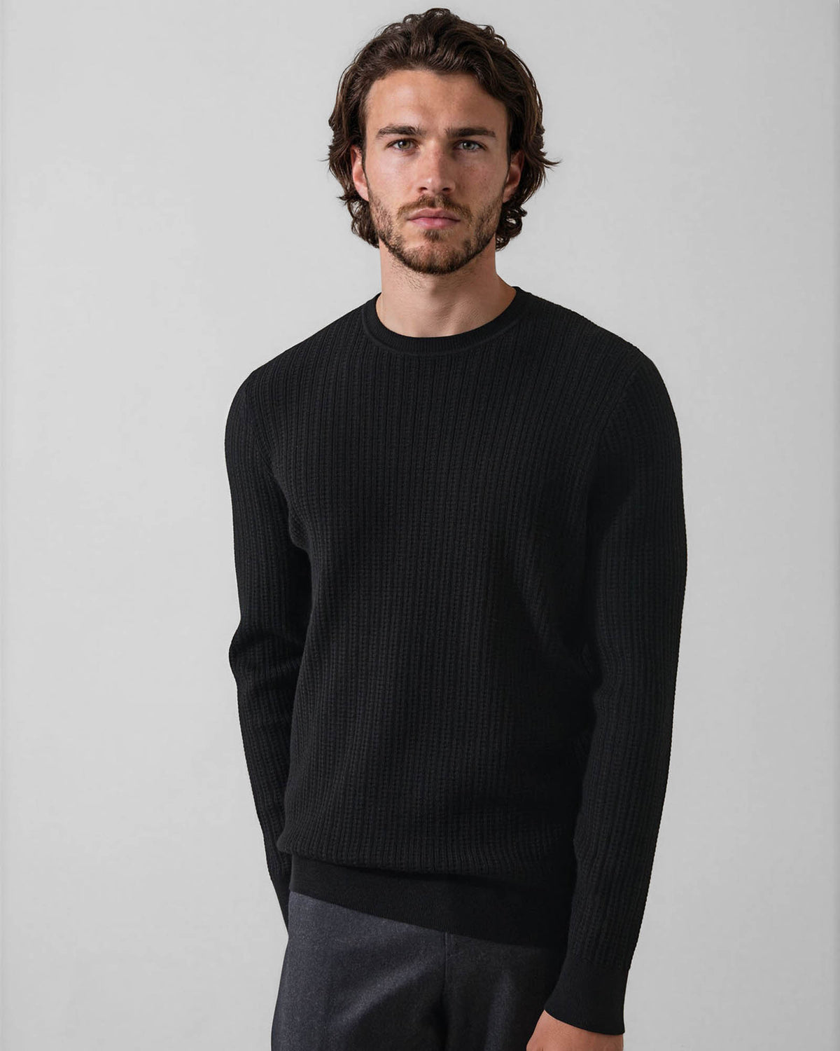 Waffle Crewneck