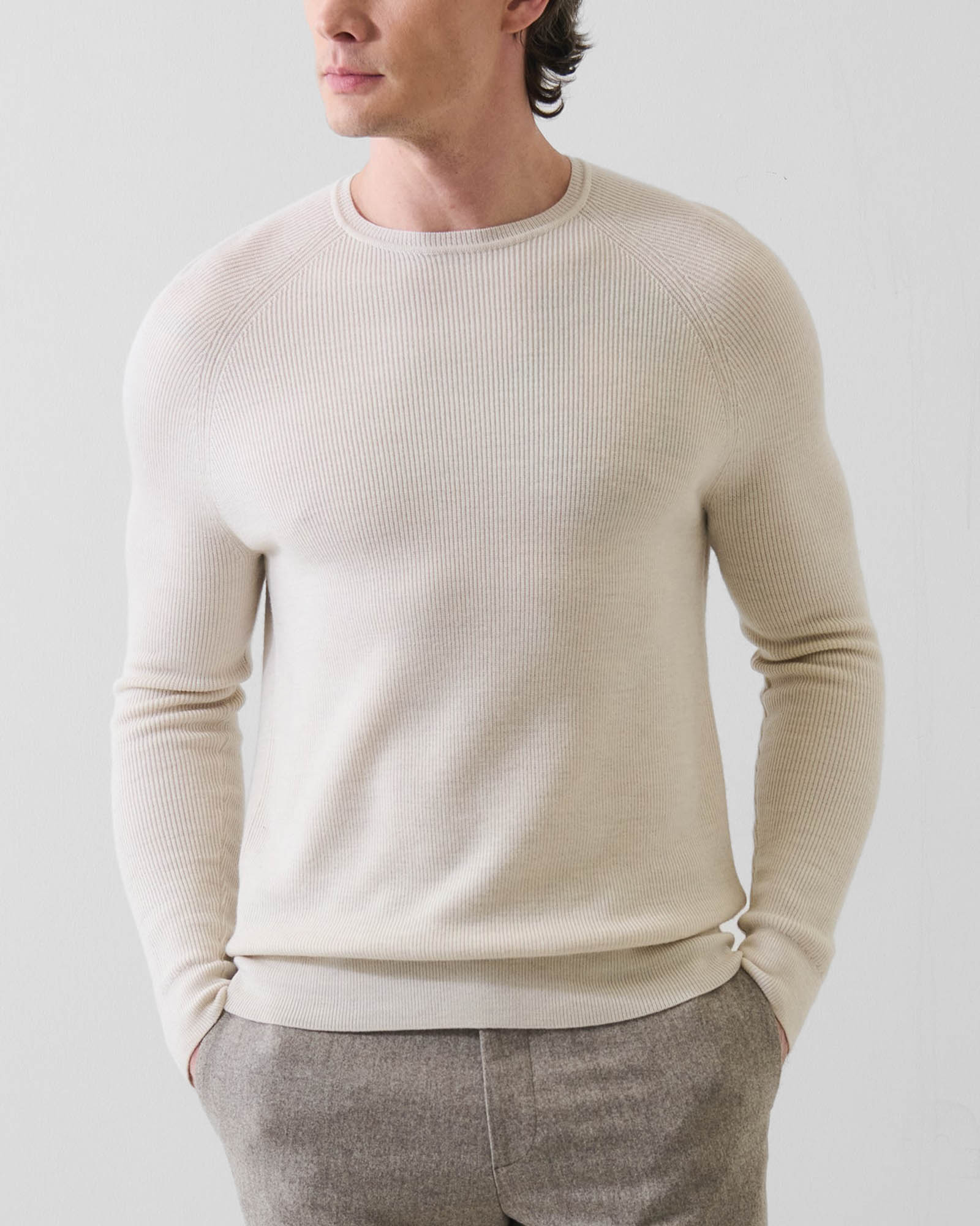 Raglan Crewneck Sweater