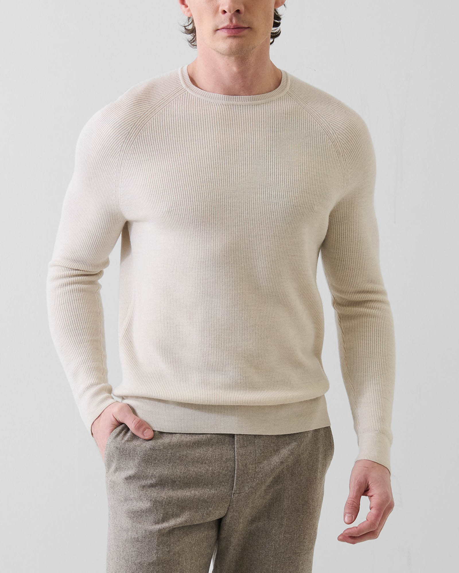 Raglan Crewneck Sweater