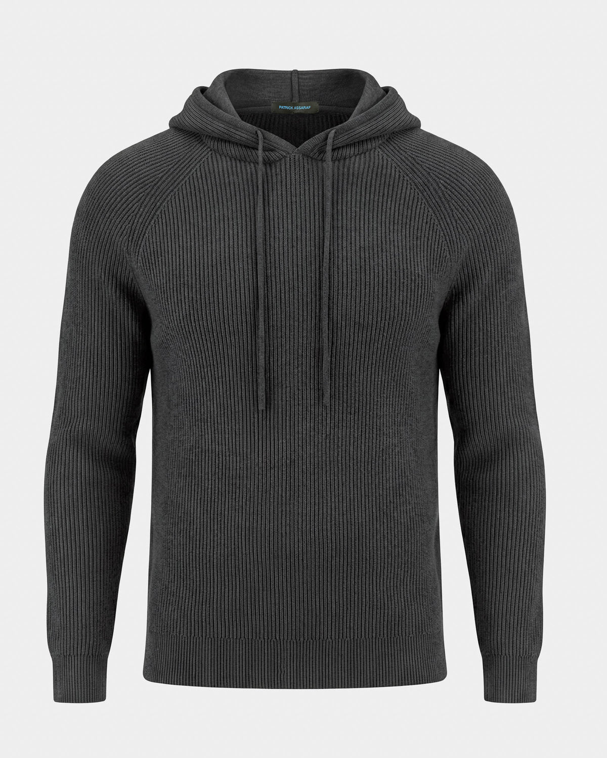 12Gg Merino Ribbed Hoodie