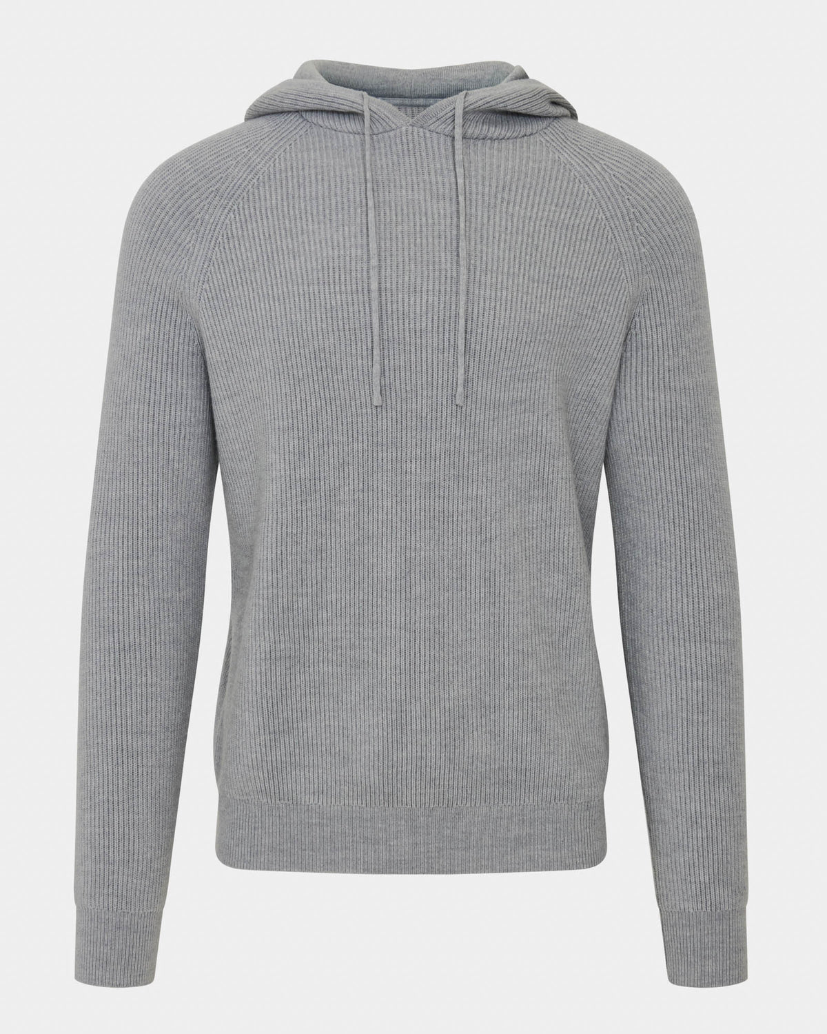 12Gg Merino Ribbed Hoodie