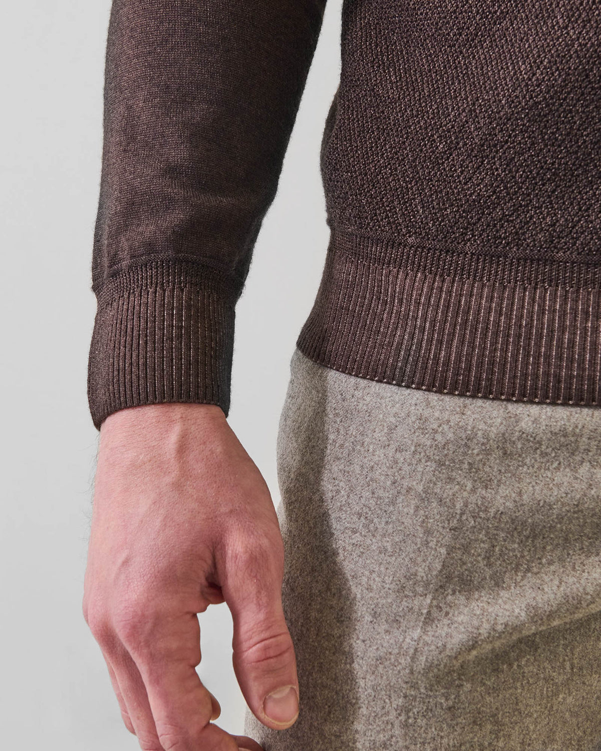 Cold Dye Mock Sweater