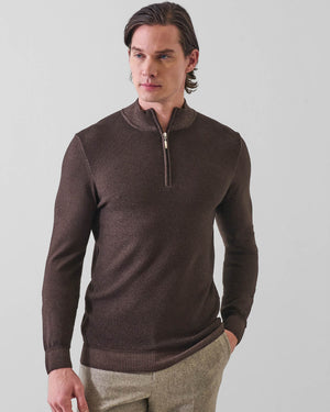 Cold Dye Mock Sweater