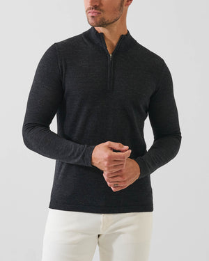 1/4 Zip Mock Top