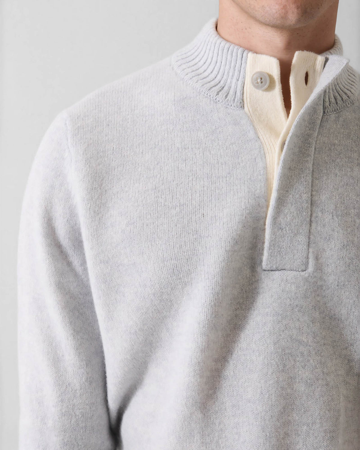 Quarter Button Mock